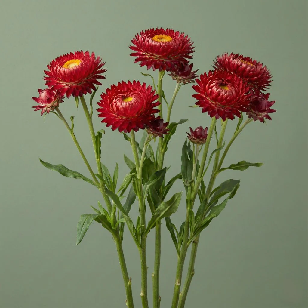 King Size Red Strawflower