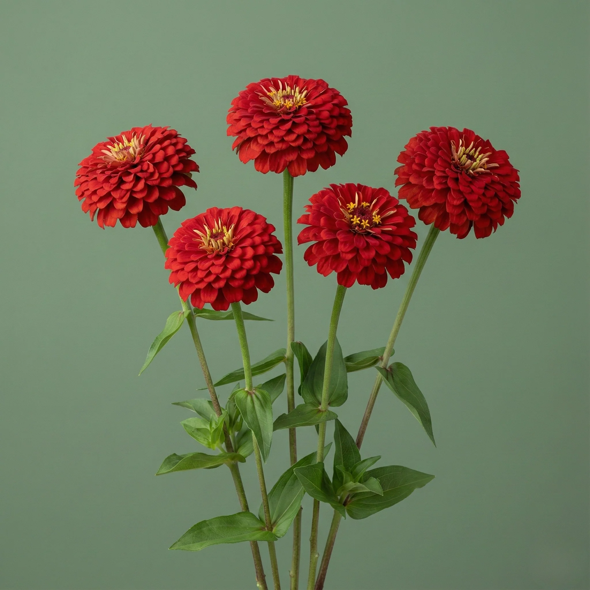 Sun Red Zinnia